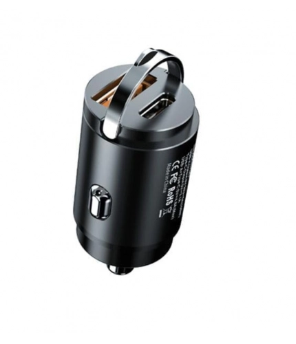 Generic Plastic USB-C Car Charger Adapter (Black)