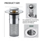 Generic Steel Drain Filter Pop-Up Sink (Silver) Generic Steel Drain Filter Pop-Up Sink (Silver)