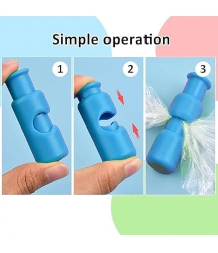 Generic 6Pcs Plastic Food Bag Sealing Clips (Multicolor) Generic 6Pcs Plastic Food Bag Sealing Clips (Multicolor)