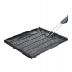 Generic Steel Toaster Grill with Foldable Handle Easy to Stainless Steel (Black) Generic Steel Toaster Grill with Foldable Handle Easy to Stainless Steel (Black)