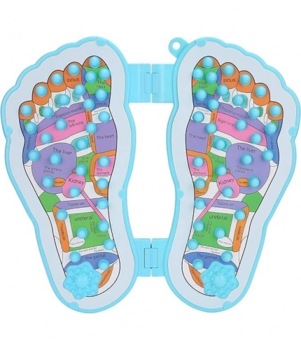 Generic Plastic Point Folding Foot Massager And Acupuncture (Blue)