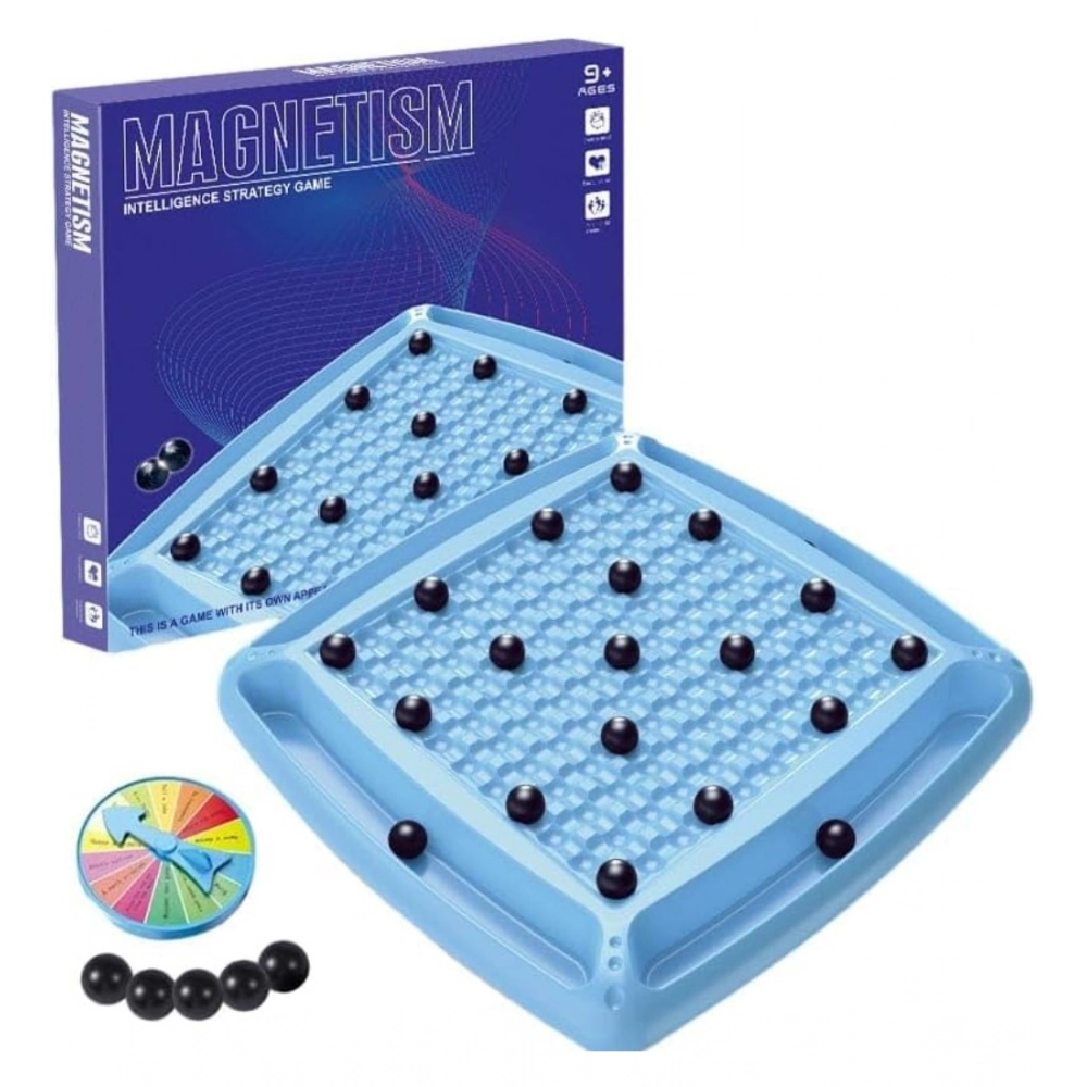 Generic Plastic Magnetic Chess Games with Stones (Blue) Generic Plastic Magnetic Chess Games with Stones (Blue)