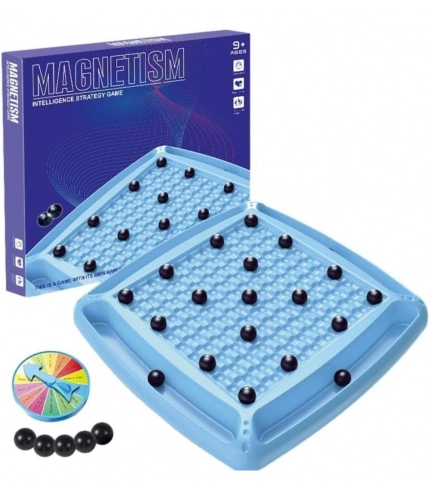 Generic Plastic Magnetic Chess Games with Stones (Blue)