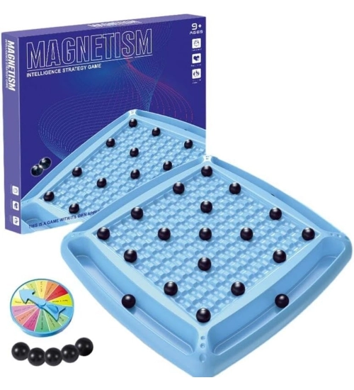 Generic Plastic Magnetic Chess Games with Stones (Blue)