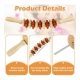 Generic Wood Wheel Roller Massage Stick (Wood - Brown) Generic Wood Wheel Roller Massage Stick (Wood - Brown)