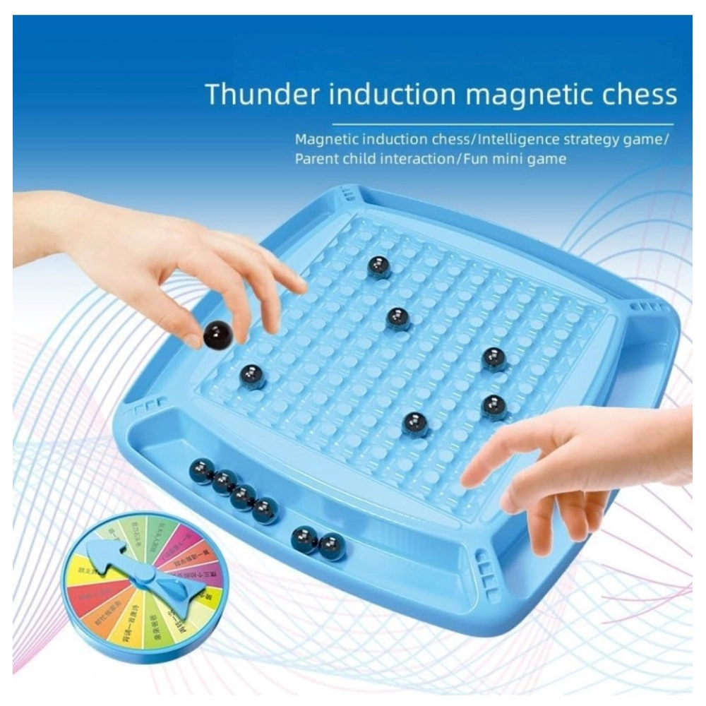 Generic Plastic Magnetic Chess Games with Stones (Blue) Generic Plastic Magnetic Chess Games with Stones (Blue)
