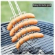 Generic Steel Hot Dog Roast Grilling Tray Plated (Silver) Generic Steel Hot Dog Roast Grilling Tray Plated (Silver)