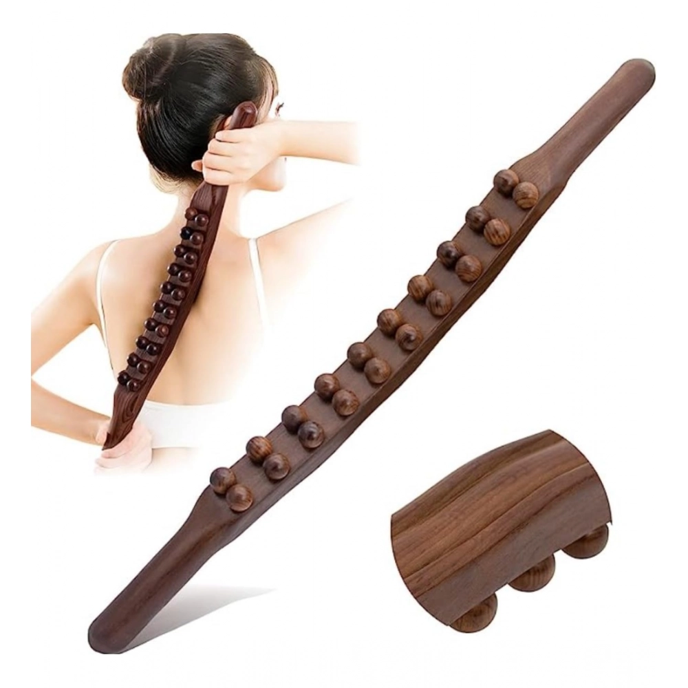 Generic Wood Gua Sha Stick Therapy Massager (Brown) Generic Wood Gua Sha Stick Therapy Massager (Brown)