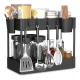 Generic Plastic Tier Under Sink Organizer (Black) Generic Plastic Tier Under Sink Organizer (Black)