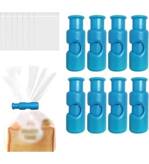 Generic 6Pcs Plastic Food Bag Sealing Clips (Multicolor)