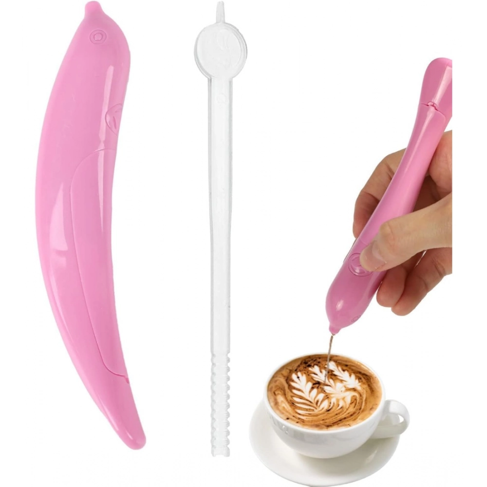 Generic Plastic Latte Art Pen &amp; DIY Spice Decoration Tool (Multicolor)