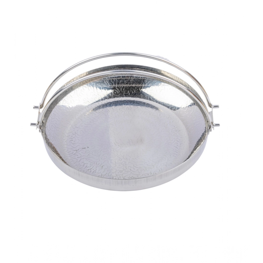 Generic Steel Stainless Steam Bowl with Ergonomic (Silver) Generic Steel Stainless Steam Bowl with Ergonomic (Silver)
