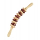 Generic Wood Wheel Roller Massage Stick (Wood - Brown) Generic Wood Wheel Roller Massage Stick (Wood - Brown)