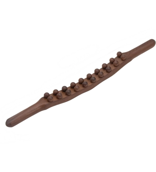 Generic Wood Gua Sha Stick Therapy Massager (Brown)
