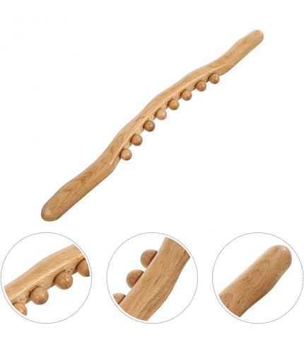 Generic Wood Gua Sha Massager Therapy Tool Manual 8 Beads (Wood) Generic Wood Gua Sha Massager Therapy Tool Manual 8 Beads (Wood)