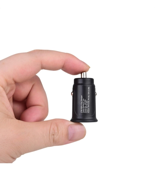 Generic Plastic USB-C Car Charger Adapter (Black)