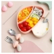 Generic Silicon Mushroom Children Plate Tablewar (Multicolor) Generic Silicon Mushroom Children Plate Tablewar (Multicolor)