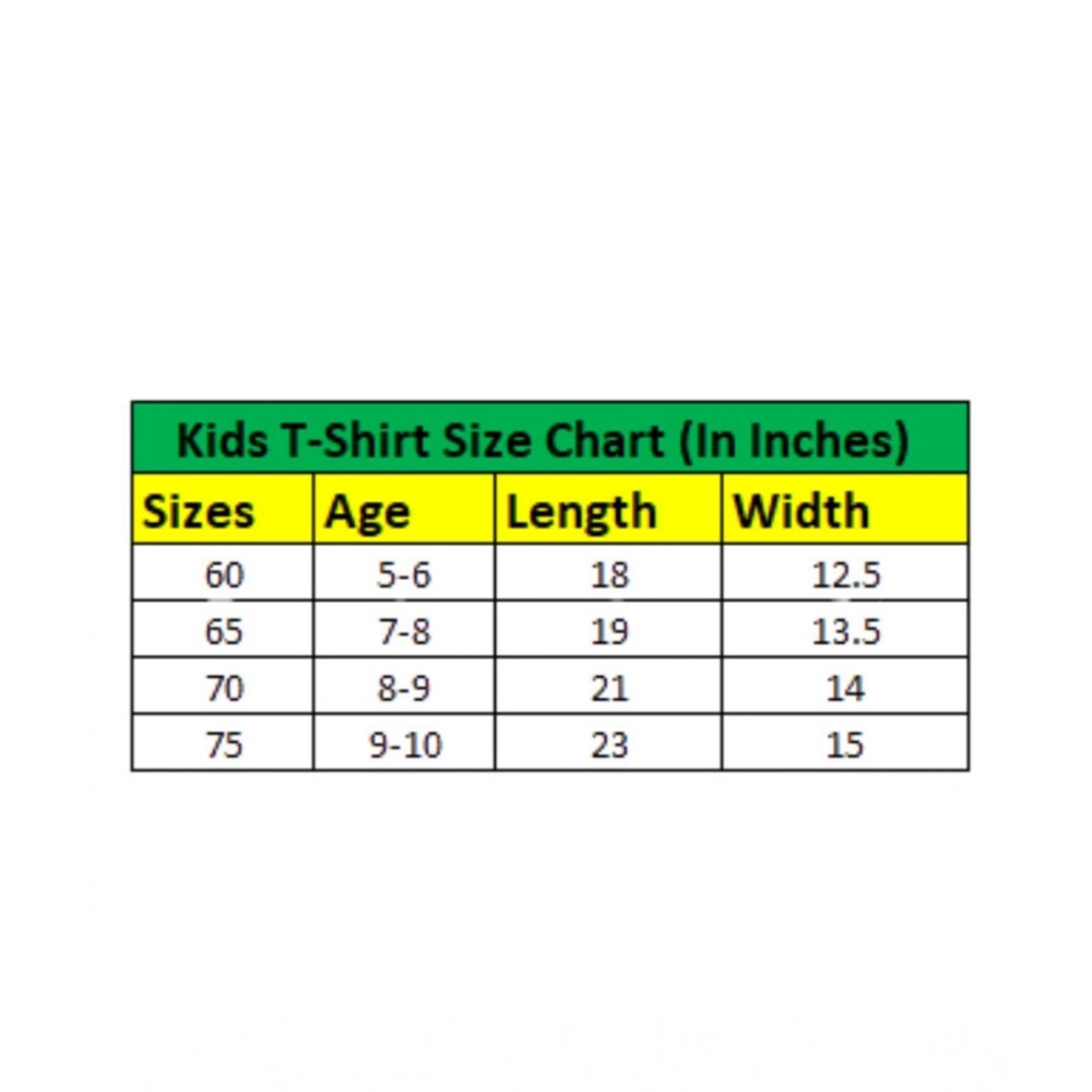 Generic Pack of 3 Boy's Cotton Printed Short Sleeve T-Shirt's (Multicolor) Generic Pack of 3 Boy's Cotton Printed Short Sleeve T-Shirt's (Multicolor)