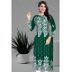 Generic Women's Georgette Printed Round Neck 3-4th Sleeve Kurti (Green) Generic Women's Georgette Printed Round Neck 3-4th Sleeve Kurti (Green)