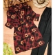 Generic Women's Muslin Printed Mandarin Collar 3-4 th Sleeve Kurti With Pant Set (Black) Generic Women's Muslin Printed Mandarin Collar 3-4 th Sleeve Kurti With Pant Set (Black)