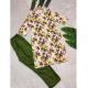 Generic Women's Rayon Printed Round Neck 3-4th Sleeve Kurti With Pant Set (Green) Generic Women's Rayon Printed Round Neck 3-4th Sleeve Kurti With Pant Set (Green)