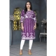 Generic Women's Rayon Printed Round Neck 3-4th Sleeve Kurti (Purple) Generic Women's Rayon Printed Round Neck 3-4th Sleeve Kurti (Purple)