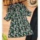 Generic Women's Muslin Printed Mandarin Collar 3-4th Sleeve Kurti With Pant Set (Green) Generic Women's Muslin Printed Mandarin Collar 3-4th Sleeve Kurti With Pant Set (Green)