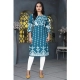 Generic Women's Rayon Printed Round Neck 3-4th Sleeve Kurti (Rama) Generic Women's Rayon Printed Round Neck 3-4th Sleeve Kurti (Rama)