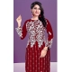 Generic Women's Rayon Printed Round Neck 3-4th Sleeve Kurti (Maroon) Generic Women's Rayon Printed Round Neck 3-4th Sleeve Kurti (Maroon)