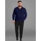 Generic Mens Casual Cotton Solid Full Sleeve Shirt (Navy Blue) Generic Mens Casual Cotton Solid Full Sleeve Shirt (Navy Blue)