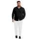 Generic Mens Casual Cotton Solid Full Sleeve Shirt (Black) Generic Mens Casual Cotton Solid Full Sleeve Shirt (Black)