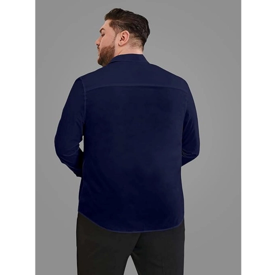 Generic Mens Casual Cotton Solid Full Sleeve Shirt (Navy Blue) Generic Mens Casual Cotton Solid Full Sleeve Shirt (Navy Blue)