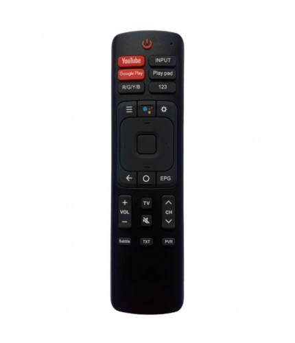 Generic Smart TV Remote No. 1080 Compatible-Replacement for Vu Smart TV LCD-LED Remote Control (Black)