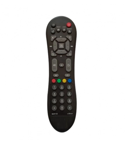 Generic DTH Remote No. 125 Compatible-Replacement for Videocon DTH Set Top Box Remote (Black)