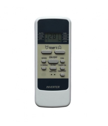 Generic AC Remote No. 137B Compatible-Replacement for Hitachi AC Remote Control (White)