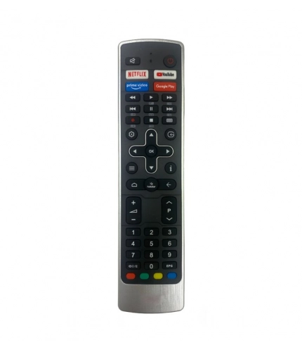 Generic Smart TV Remote No. 1132 with YouTube- Netflix Replacement for Vu Smart TV LCD-LED Remote Control (Black)