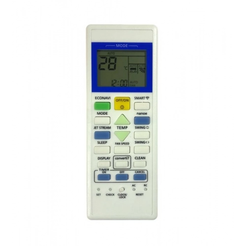Generic AC Remote No. 157F Compatible-Replacement for Panasonic - Panasonic Inverter AC Remote Control (White)