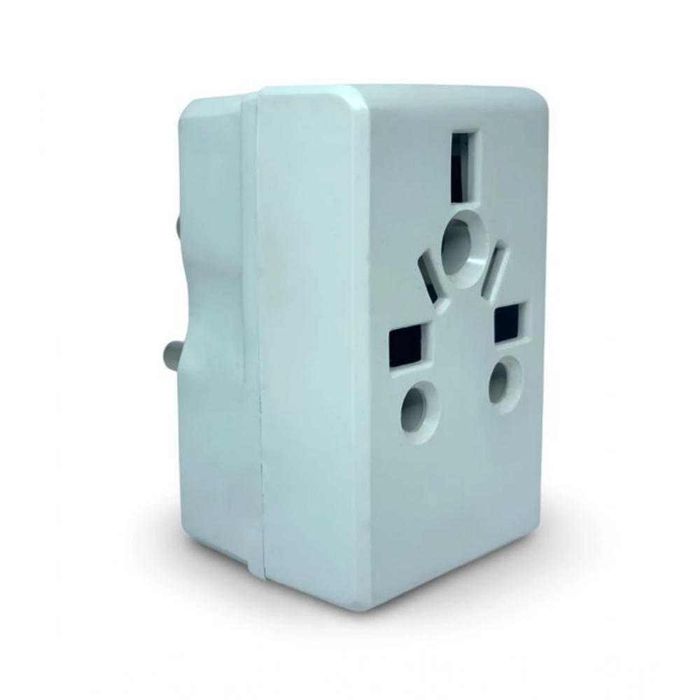 Generic 3 in 1 Worldwide Universal Multi Plug Socket Travel Adapter Plug with Surge Protector (White) Generic 3 in 1 Worldwide Universal Multi Plug Socket Travel Adapter Plug with Surge Protector (White)
