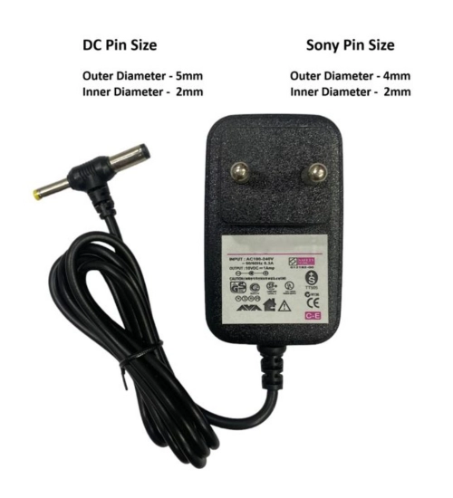 Generic 10V 1A Power Adapter Power Supply AC Input 100-240 V for Set Top Box (Black)