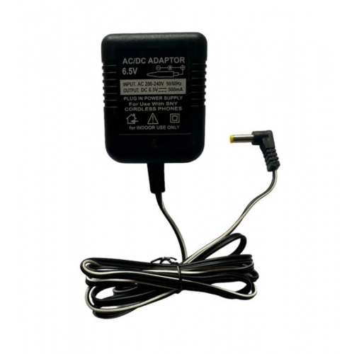 Generic 6.5V 500mA DC Power Adapter Power Supply AC Input 200-240 V for Toys- Cordless Phones- FM Radio- Other Electronic - IT Gadgets (Black)