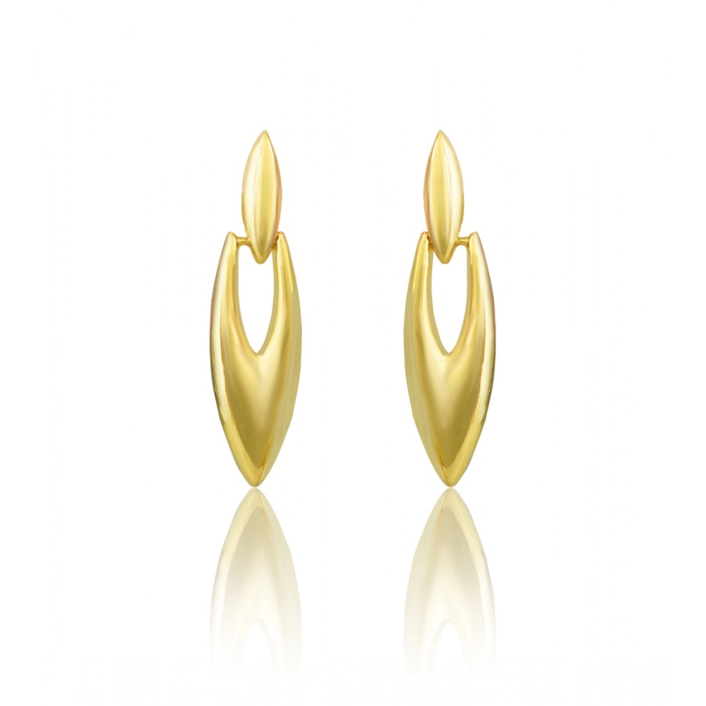 Generic Women's brassNew Gold Tone Polish Mini Office Earrings (Gold Plated) Generic Women's brassNew Gold Tone Polish Mini Office Earrings (Gold Plated)
