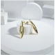 Generic Women's brassNew Gold Tone Polish Mini Office Earrings (Gold Plated) Generic Women's brassNew Gold Tone Polish Mini Office Earrings (Gold Plated)