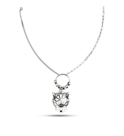 Generic Women's Stainless Steel Imported Gen-z Pendent Chain (Silver Plated)