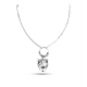 Generic Women's Stainless Steel Imported Gen-z Pendent Chain (Silver Plated) Generic Women's Stainless Steel Imported Gen-z Pendent Chain (Silver Plated)