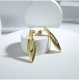 Generic Women's brassNew Gold Tone Polish Mini Office Earrings (Gold Plated) Generic Women's brassNew Gold Tone Polish Mini Office Earrings (Gold Plated)