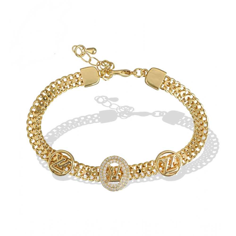 Generic Stainless Steel Unisex Gold Freesize Stainless Steel Loose Bracelet (Gold Plated) Generic Stainless Steel Unisex Gold Freesize Stainless Steel Loose Bracelet (Gold Plated)