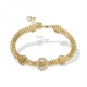 Generic Stainless Steel Unisex Gold Freesize Stainless Steel Loose Bracelet (Gold Plated) Generic Stainless Steel Unisex Gold Freesize Stainless Steel Loose Bracelet (Gold Plated)