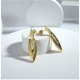 Generic Women's Stainless Steel Gold Earrings (Gold Plated) Generic Women's Stainless Steel Gold Earrings (Gold Plated)