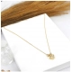 Generic Women's Stainless Steel Heart Shape Golden Delicate Pendent Chain (Gold Plated) Generic Women's Stainless Steel Heart Shape Golden Delicate Pendent Chain (Gold Plated)