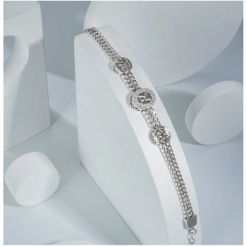 Generic Stainless Steel Unisex Silver Freesize Stainless Steel Loose Bracelet (Silver Plated)